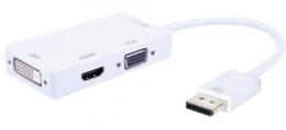 Ein Angebot für Adapter - DisplayPort 1.2 Stecker auf HDMI/DVI/VGA  aus dem Bereich Videoverkabelung > Multimedia Kabel > DisplayPort Adapter & Kabel - jetzt kaufen.