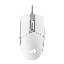 ASUS ROG Strix Impact II Moonlight Gaming Maus - ergonomische Gaming-Maus beidhändig bedienbar, 6200 DPI, leichtes Design, Aura Sync RGB Beleuchtung
