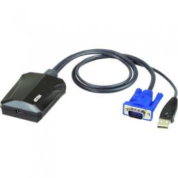 ATEN CV211 Konsolenadapter fr Laptop, USB, VGA, schwarz