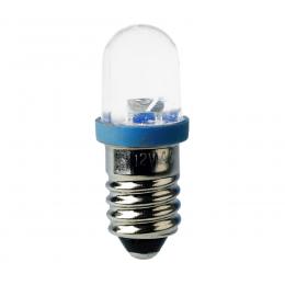 Barthelme LED-Lampe E10 mit Brückengleichrichter, 10 x 28 mm, 230 V, rot