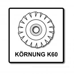 Bosch Fächerschleifscheiben X551 Expert for Metal 125mm, K60, 50 Stück ( 50x 2608606717 )