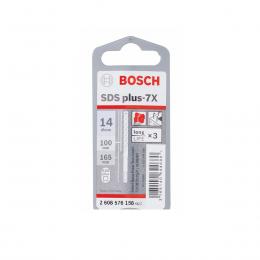 Bosch Hammerbohrer SDS-plus 7X Bohrer 14x100x165mm Carbide ( 2608576158 ) PGM zertifiziert