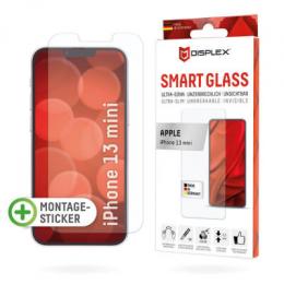 DISPLEX Smart Glass (9H) für Apple iPhone 13 mini Montagesticker, unzerbrechlich, ultra-dünn, unsichtbar