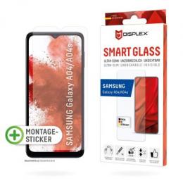 DISPLEX Smart Glass (9H) für Samsung Galaxy A04/A04s Montagesticker, unzerbrechlich, ultra-dünn, unsichtbar