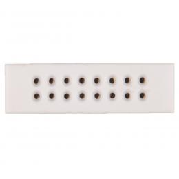 ELV Mini-Steckplatine/Breadboard mit Lötanschluss, 2 x 8 Kontakte (Buchsen)