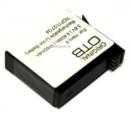 Ersatzakku für Helmkamera GoPro Hero 4 AHDBT-401 Hero4 Black Silver AHDBT-401...