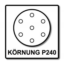 Festool STF D225/128 Schleifscheibe Granat P240 225 mm 25 Stk. ( 205663 ) für Langhalsschleifer PLANEX