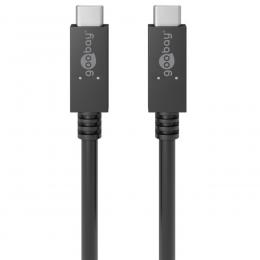 goobay USB-C PD Lade- und Synchronisationskabel 100 W, 100 cm