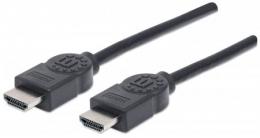 Ein Angebot für High Speed HDMI-Kabel mit Ethernet-Kanal MANHATTAN HEC, ARC, 3D, 4K@30Hz, HDMI-Stecker auf HDMI-Stecker, geschirmt, schwarz, 5 m MANHATTAN aus dem Bereich Anschlusskabel > HDMI > HDMI - High Speed mit Ethernet - jetzt kaufen.