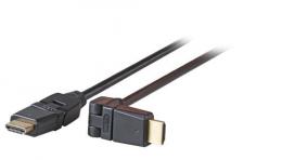 HighSpeed HDMI? Anschlusskabel mit Eth., 360, A-A, St.-St., 1,0m, schwarz