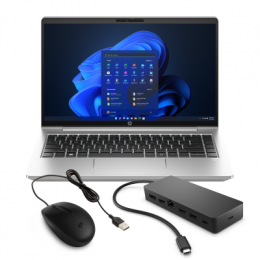 HP ProBook 440 G10 7L6Y8ET + USB-C Multiport Hub + 125 USB-Maus 14