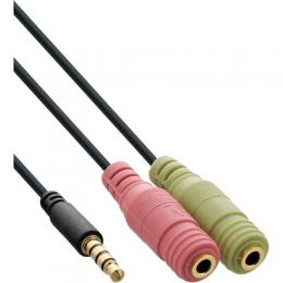 Ein Angebot für InLine Audio Headset Adapterkabel, 3,5mm Klinke Stecker 4pol. an 2x 3,5mm Klinke Buchse, 2m InLine aus dem Bereich Kabel > Klinke zu Klinke > Y- / Adapterkabel - jetzt kaufen.
