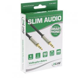 Ein Angebot für InLine Basic Slim Audio Kabel Klinke 3,5mm ST/ST, Stereo, 1m InLine aus dem Bereich Kabel > Klinke zu Klinke > Slimline - jetzt kaufen.
