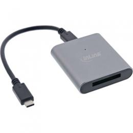 InLine Card Reader USB 3.2 Gen.2 USB Typ-C oder USB A, fr CFexpress Typ-B Karten
