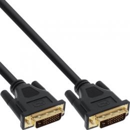 InLine DVI-D Anschlusskabel Premium, digital 24+1 Stecker / Stecker, Dual Link, 10m