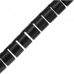 InLine flexibler Kabelkanal/Kabelschlauch 10m, schwarz, 20mm