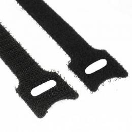 InLine Kabelbinder 12x150mm, Klett-Verschluss, 10er, schwarz