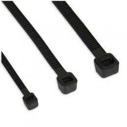 InLine Kabelbinder, Lnge 370mm, Breite 3,6mm, schwarz, 100 Stck