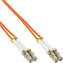InLine LWL Duplex Kabel, LC/LC, 50/125m, OM2, 0,5m
