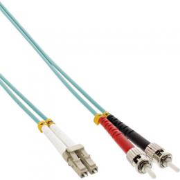 InLine LWL Duplex Kabel, LC/ST, 50/125m, OM3, 3m