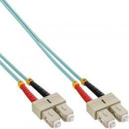 InLine LWL Duplex Kabel, SC/SC, 50/125m, OM3, 2m