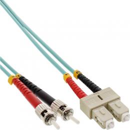InLine LWL Duplex Kabel, SC/ST, 50/125m, OM3, 10m