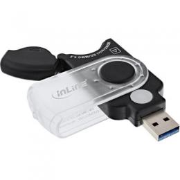 InLine Mobile Card Reader USB 3.0, fr SD/SDHC/SDXC, microSD
