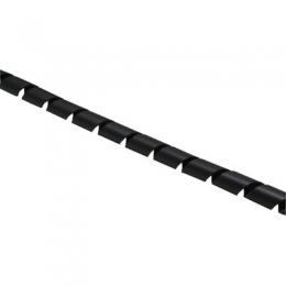 InLine Spiralband 10m, schwarz, 18mm