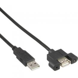 Ein Angebot für InLine USB 2.0 Anschlusskabel, Stecker A auf Einbaubuchse A, 0,6m InLine aus dem Bereich Kabel > USB > USB intern - jetzt kaufen.