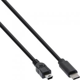 Ein Angebot für InLine USB 2.0 Kabel, Typ C Stecker an Mini-B Stecker (5pol.), schwarz, 0,5m InLine aus dem Bereich Kabel > USB > USB 2.0 Mini - jetzt kaufen.