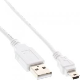 Ein Angebot für InLine USB 2.0 Mini-Kabel, USB A Stecker an Mini-B Stecker (5pol.), wei, 1m InLine aus dem Bereich Kabel > USB > USB 2.0 Mini - jetzt kaufen.