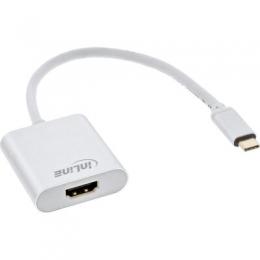 Ein Angebot für InLine USB Display Konverter, USB Typ-C Stecker zu HDMI Buchse (DP Alt Mode), 4K2K, silber, 0.2m InLine aus dem Bereich Eingabe / Ausgabe > USB Grafikkarte - jetzt kaufen.