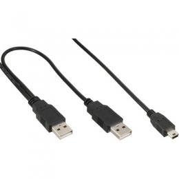 Ein Angebot für InLine USB Mini-Y-Kabel, 2x Stecker A an Mini-B Stecker (5pol.), 1,5m InLine aus dem Bereich Kabel > USB > USB 2.0 Mini - jetzt kaufen.