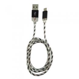Ein Angebot für LC-Power LC-C-USB-MICRO-1M-8 USB A zu Micro-USB Kabel, schwarz/silber beleuchtet, 1m LC-Power aus dem Bereich Kabel > USB > USB 2.0 Micro - jetzt kaufen.