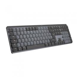Logitech MX Mechanical Full Size Wireless Illuminated Performance Tastatur, kabellos, Tactile Quiet Switches, schwarz/Graphit