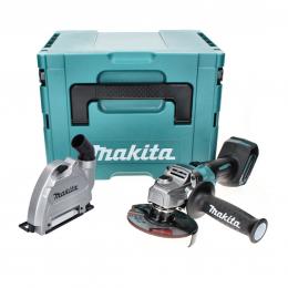 Makita GA 005 GZ01 Akku Winkelschleifer 40 V max. 125 mm Brushless  XGT + Absaughaube + Makpac - ohne Akku, ohne Ladegerät