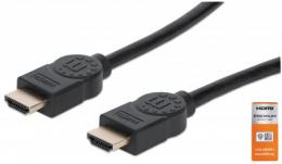 MANHATTAN Zertifiziertes Premium High Speed HDMI-Kabel mit Ethernet-Kanal
