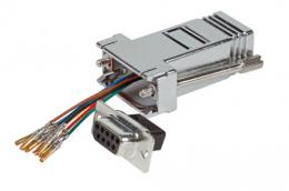 Ein Angebot für Modular-Adapter D-Sub09 Buchse / RJ45 Buchse, metallisiertes Gehuse  aus dem Bereich Twisted-Pair > Modular Adapter > Modular-Adapter D-Sub / RJ45 - jetzt kaufen.