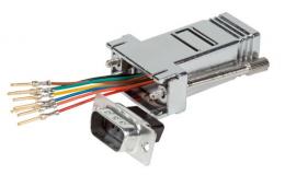 Ein Angebot für Modular-Adapter D-Sub09 Stecker / RJ45 Buchse, metallisiertes Gehuse  aus dem Bereich Twisted-Pair > Modular Adapter > Modular-Adapter D-Sub / RJ45 - jetzt kaufen.