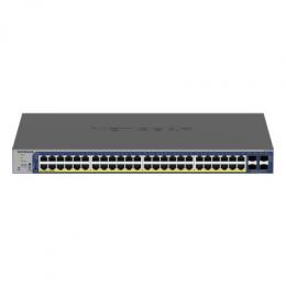 NETGEAR GS752TXPv3 Smart Managed Switch 48x Gigabit Ethernet (PoE+, max. 390W), 4x 10G SFP+