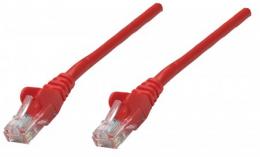 Netzwerkkabel, Cat5e, SF/UTP INTELLINET CCA, Cat5e-kompatibel, RJ45-Stecker/RJ45-Stecker, 0,25 m, rot