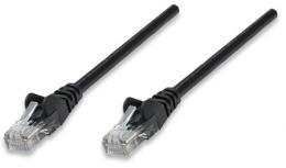 Netzwerkkabel, Cat5e, U/UTP INTELLINET CCA, Cat5e-kompatibel, RJ45-Stecker/RJ45-Stecker, 5,0 m, schwarz