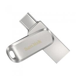 SanDisk Ultra Dual Drive Luxe 512GB Silber - USB-Stick, Typ-C/Typ-A 3.0
