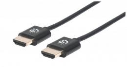 Ein Angebot für Ultradnnes High Speed HDMI-Kabel mit Ethernet-Kanal MANHATTAN HEC, ARC, 3D, 4K, HDMI-Stecker auf HDMI-Stecker, geschirmt, schwarz, 1 m MANHATTAN aus dem Bereich Anschlusskabel > HDMI > HDMI - High Speed mit Ethernet - jetzt kaufen.