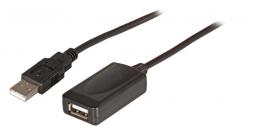 USB2.0 Repeaterkabel aktiv 10m,USB-A Buchse auf USB-A Stecker