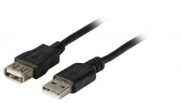 USB2.0 Verlngerungskabel A-A, St.-Bu., 1,8m, grau, Classic