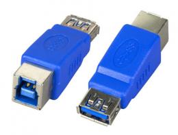 Ein Angebot für USB3.0-Adapter, Buchse A - Buchse B, blau  aus dem Bereich USB Produkte > USB Adapter > USB 3.0 - jetzt kaufen.