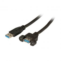 Ein Angebot für USB3.0 Verlngerungskabel A-A ,St.-Einbaubuchse 1,8m schwarz, Classic  aus dem Bereich USB Produkte > USB Verlngerungskabel > USB 3.0 - jetzt kaufen.