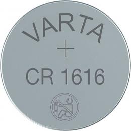 VARTA Lithium-Knopfzelle CR1616, 3 V, 55 mAh