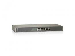 16 Port Fast Ethernet Switch, internes Netzteil